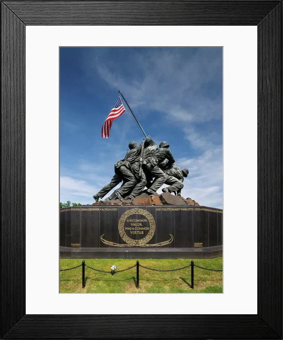 Framed Print : Iwo Jima Us Marine Corps Memorial Statue at Arlington National Cemetery, Washington DC, USA Framed Print : Iwo Jima Us Marine Corps Memorial Statue at Arlington National Cemetery, Washington DC, USA