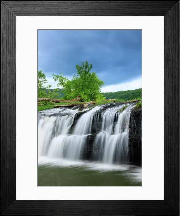 Framed Print : Sandstone Falls, New River Gorge National Park, West Virginia, USA Framed Print : Sandstone Falls, New River Gorge National Park, West Virginia, USA