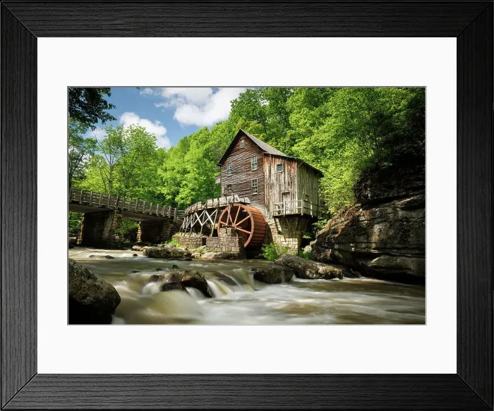 Framed Print : Glade Creek Grist Mill, Babcock State Park, West Virginia, USA Framed Print : Glade Creek Grist Mill, Babcock State Park, West Virginia, USA