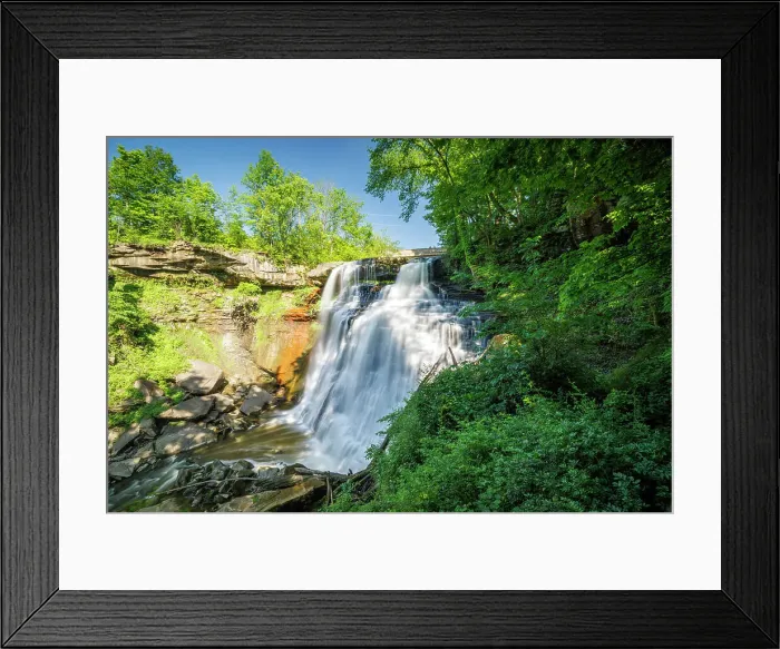 Framed Print : Brandywine Falls, Ohio, USA Framed Print : Brandywine Falls, Ohio, USA