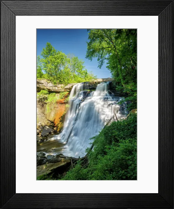 Framed Print : Brandywine Falls, Ohio, USA Framed Print : Brandywine Falls, Ohio, USA