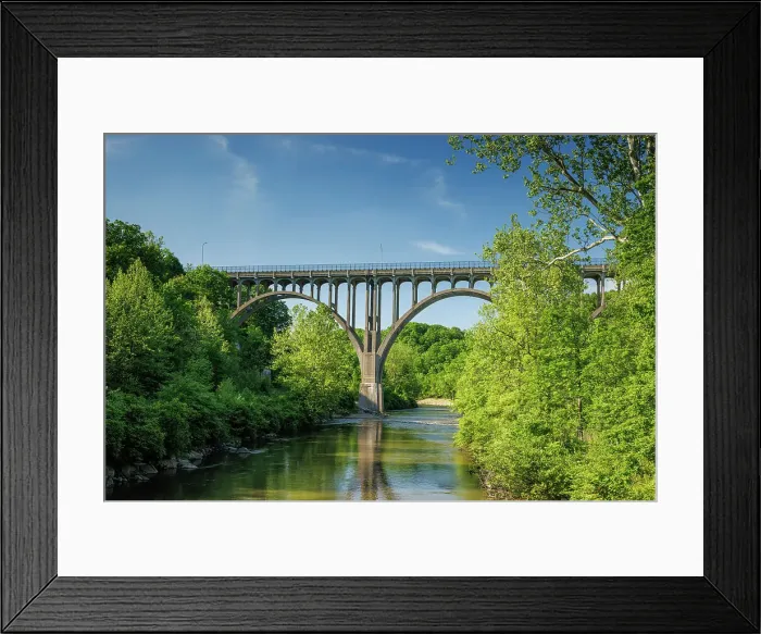 Framed Print : Station Road Bridge, Ohio, USA Framed Print : Station Road Bridge, Ohio, USA