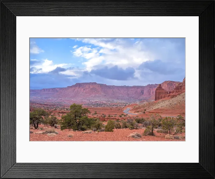 Framed Print : View from Panorama Point, Capitol Reef National Park, Utah, USA Framed Print : View from Panorama Point, Capitol Reef National Park, Utah, USA