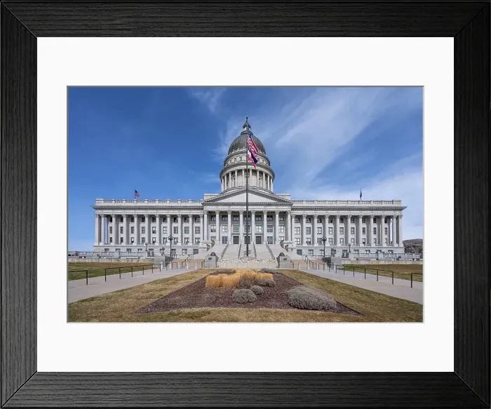 Framed Print : Utah State Capitol, Salt Lake City, Utah, USA Framed Print : Utah State Capitol, Salt Lake City, Utah, USA