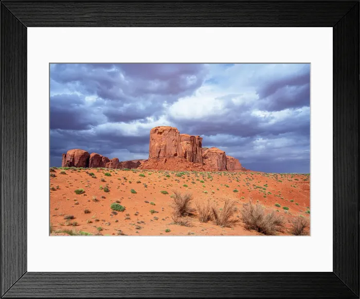 Framed Print : Monument Valley, Rain God Mesa, Arizona / Utah, USA Framed Print : Monument Valley, Rain God Mesa, Arizona / Utah, USA