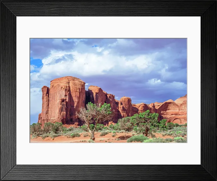 Framed Print : Monument Valley, Rain God Mesa, Arizona / Utah, USA Framed Print : Monument Valley, Rain God Mesa, Arizona / Utah, USA