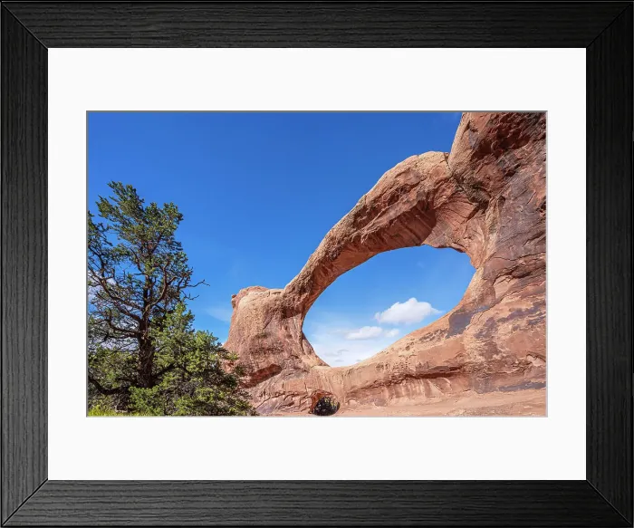 Framed Print : Double O Arch, Arches National Park, Utah, USA Framed Print : Double O Arch, Arches National Park, Utah, USA