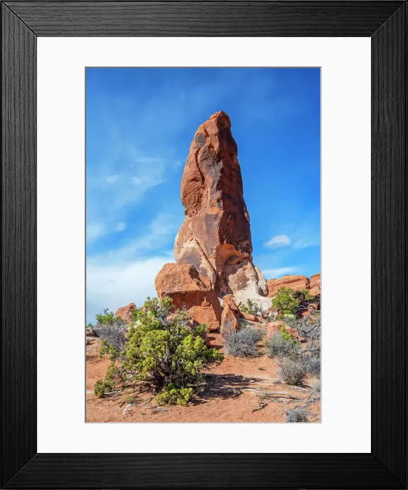 Framed Print : Dark Angel, Arches National Park, Utah, USA