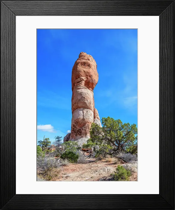 Framed Print : Dark Angel, Arches National Park, Utah, USA