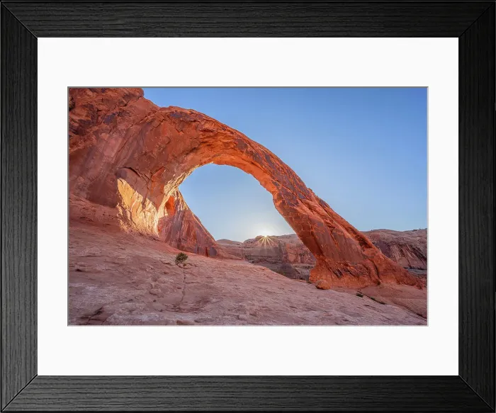 Framed Print : Corona Arch at sunrise, Moab, Utah, USA Framed Print : Corona Arch at sunrise, Moab, Utah, USA