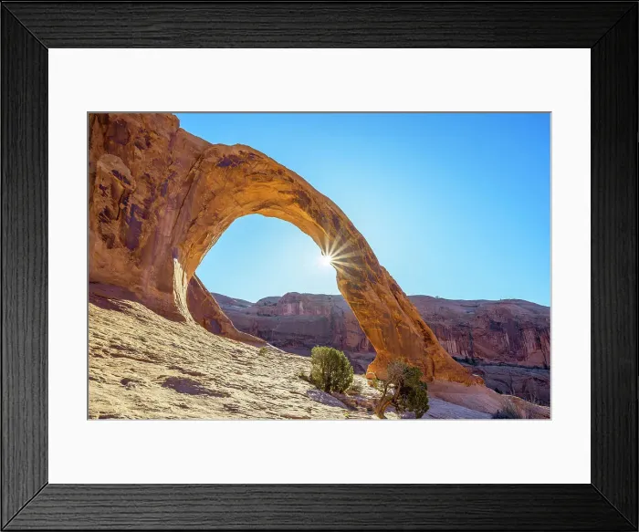 Framed Print : Corona Arch at sunrise, Moab, Utah, USA Framed Print : Corona Arch at sunrise, Moab, Utah, USA
