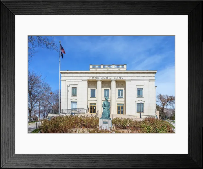 Framed Print : Pioneer Memorial Museum, Salt Lake City, Utah, USA Framed Print : Pioneer Memorial Museum, Salt Lake City, Utah, USA
