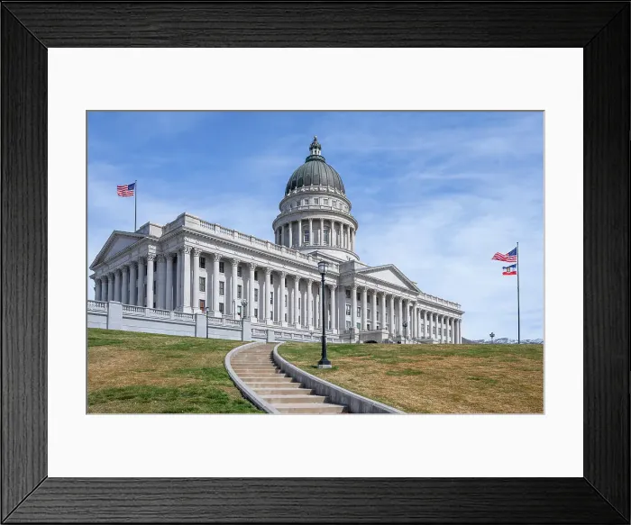Framed Print : Utah State Capitol, Salt Lake City, Utah, USA Framed Print : Utah State Capitol, Salt Lake City, Utah, USA