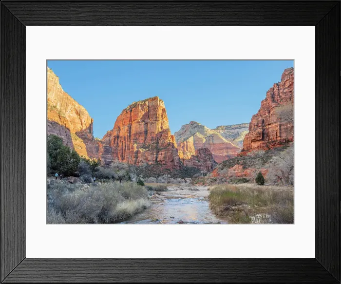 Framed Print : Angels landing in morning light, Zion National Park, Utah, USA Framed Print : Angels landing in morning light, Zion National Park, Utah, USA