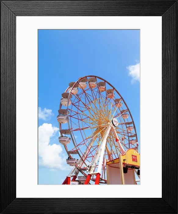 Framed Print : Historic Pleasure Pier, Galveston, Texas, USA Framed Print : Historic Pleasure Pier, Galveston, Texas, USA