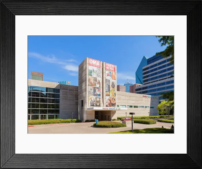 Framed Print : Dallas Museum of Art, Dallas, Texas, USA Framed Print : Dallas Museum of Art, Dallas, Texas, USA