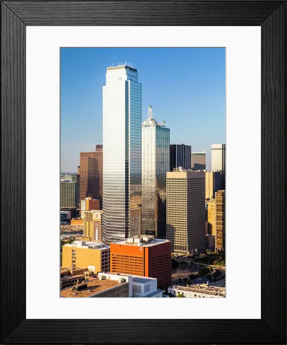 Framed Print : Dallas skyline, Texas, USA Framed Print : Dallas skyline, Texas, USA