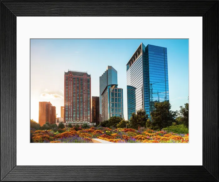 Framed Print : Houston Skyline, Texas, USA Framed Print : Houston Skyline, Texas, USA