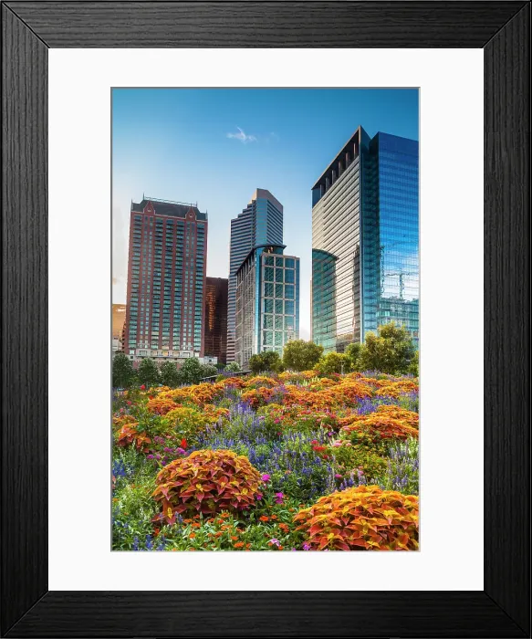 Framed Print : Houston Skyline, Texas, USA Framed Print : Houston Skyline, Texas, USA