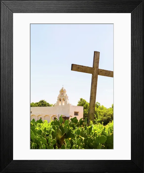Framed Print : Mission San Juan Capistrano, San Antonio, Texas, USA