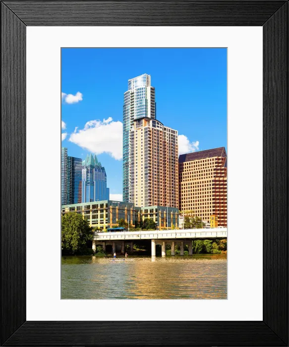Framed Print : Austin Skyline, Texas, USA Framed Print : Austin Skyline, Texas, USA