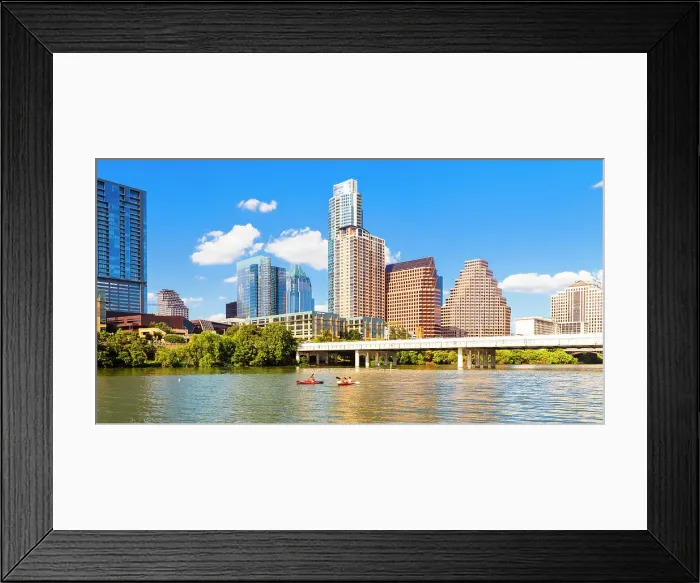 Framed Print : Austin Skyline, Texas, USA