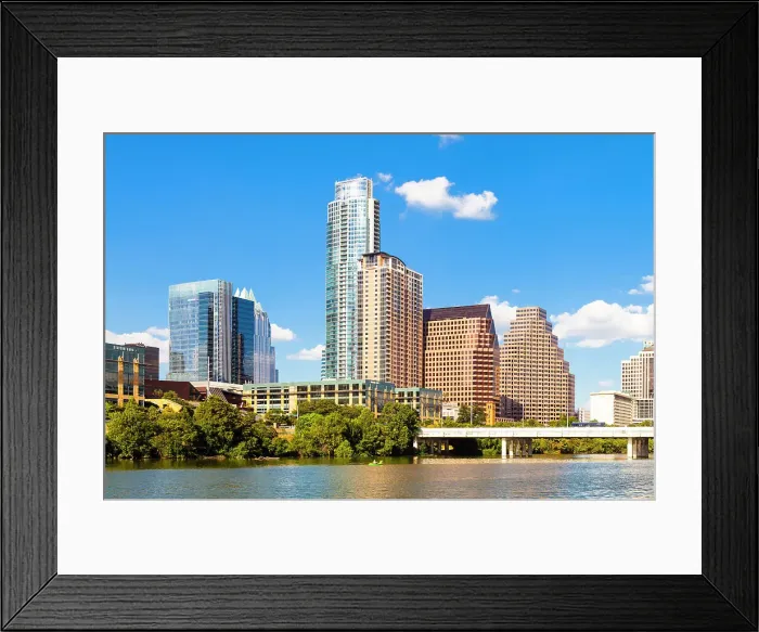 Framed Print : Austin Skyline, Texas, USA Framed Print : Austin Skyline, Texas, USA