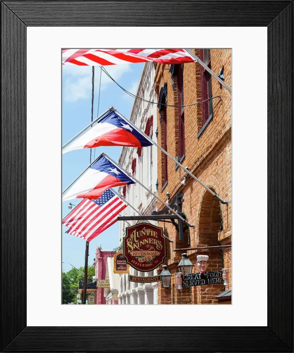 Framed Print : Street in Jefferson, Texas, USA Framed Print : Street in Jefferson, Texas, USA