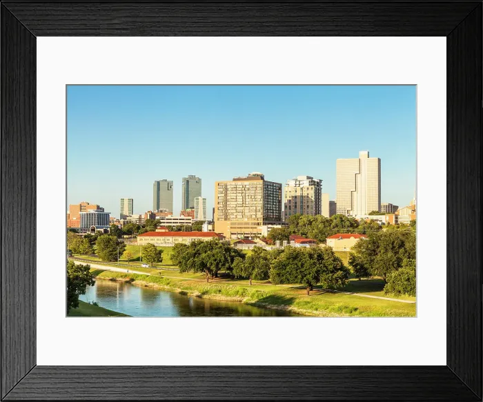 Framed Print : Fort Worth Skyline, Texas, USA Framed Print : Fort Worth Skyline, Texas, USA