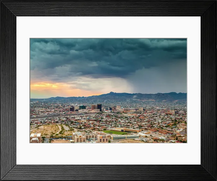 Framed Print : El Paso City Skyline, Texas, USA Framed Print : El Paso City Skyline, Texas, USA