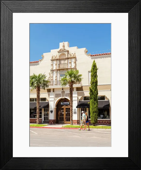 Framed Print : The Hotel Paisano, Marfa, Texas, USA
