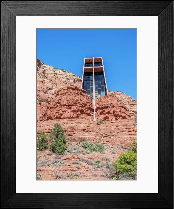Framed Print : Chapel of the Holy Cross, Sedona, Arizona, USA