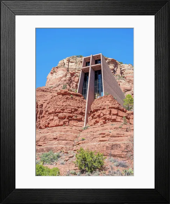 Framed Print : Chapel of the Holy Cross, Sedona, Arizona, USA