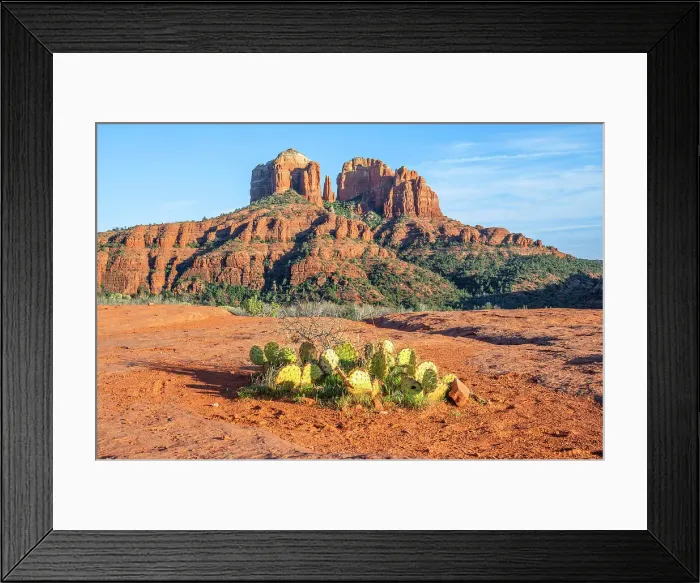 Framed Print : Cathedral Rock seen from Secret Slickrock, Sedona, Arizona, USA Framed Print : Cathedral Rock seen from Secret Slickrock, Sedona, Arizona, USA