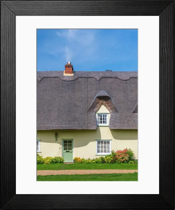 Framed Print : UK, England, Cambridgeshire, Barrington, Thatched Cottage Framed Print : UK, England, Cambridgeshire, Barrington, Thatched Cottage