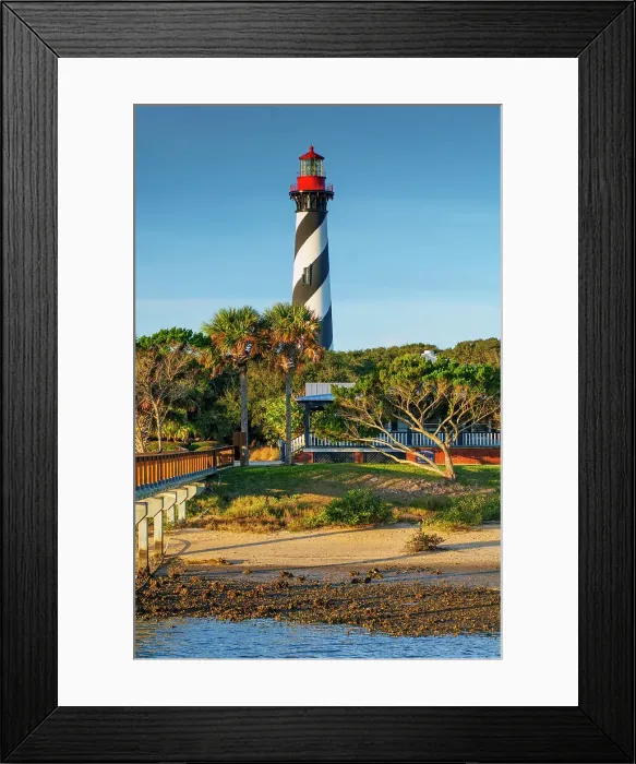 Framed Print : Florida, Saint Augustine, Saint Augustine Lighthouse, 1800's, Maritime Museum, Anastasia Island Framed Print : Florida, Saint Augustine, Saint Augustine Lighthouse, 1800's, Maritime Museum, Anastasia Island
