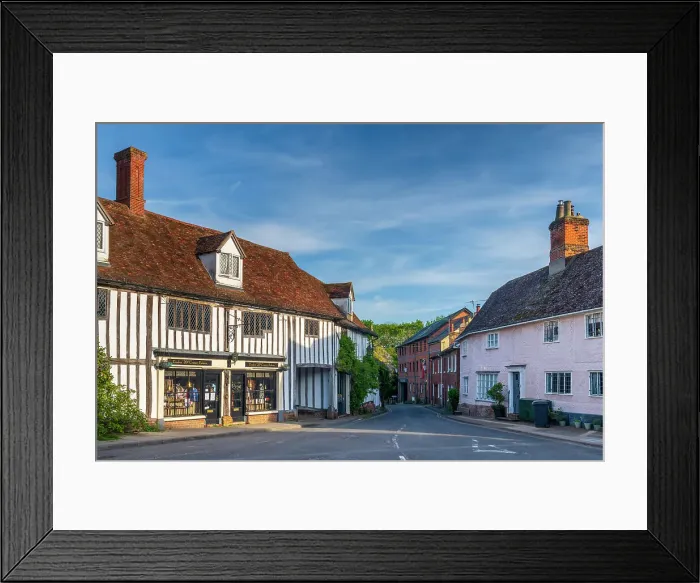 Framed Print : UK, England, Suffolk, Clare, Malting Lane Framed Print : UK, England, Suffolk, Clare, Malting Lane