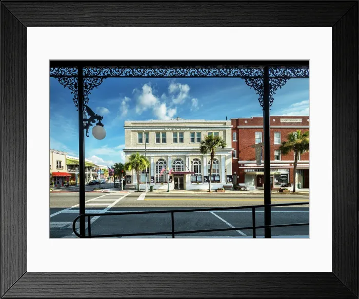 Framed Print : USA, Florida, Mount Dora, Lake County, Florida, 1880's Architecture In Historic Downtown District, Small Town America Framed Print : USA, Florida, Mount Dora, Lake County, Florida, 1880's Architecture In Historic Downtown District, Small Town America