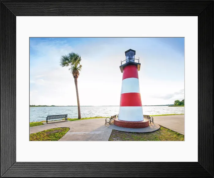 Framed Print : USA, Florida, Mount Dora, Lake County, Florida, Mount Dora Lighthouse, Grantham Pointe Park, Lake Dora Framed Print : USA, Florida, Mount Dora, Lake County, Florida, Mount Dora Lighthouse, Grantham Pointe Park, Lake Dora