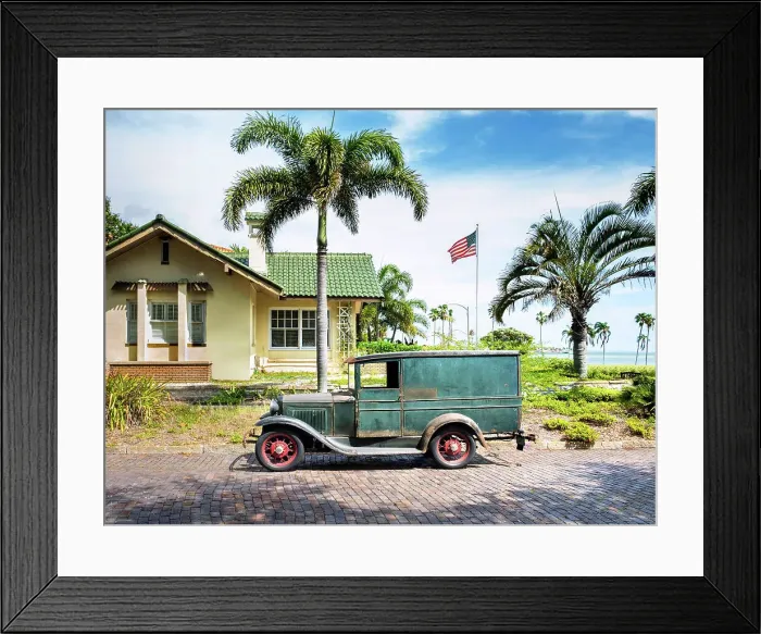 Framed Print : USA, Florida, Saint Petersburg, Old Southeast Neighborhood, Pinellas County, 1930 Ford Model A Framed Print : USA, Florida, Saint Petersburg, Old Southeast Neighborhood, Pinellas County, 1930 Ford Model A