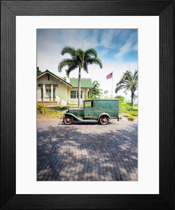 Framed Print : USA, Florida, Saint Petersburg, Old Southeast Neighborhood, Pinellas County, 1930 Ford Model A Framed Print : USA, Florida, Saint Petersburg, Old Southeast Neighborhood, Pinellas County, 1930 Ford Model A