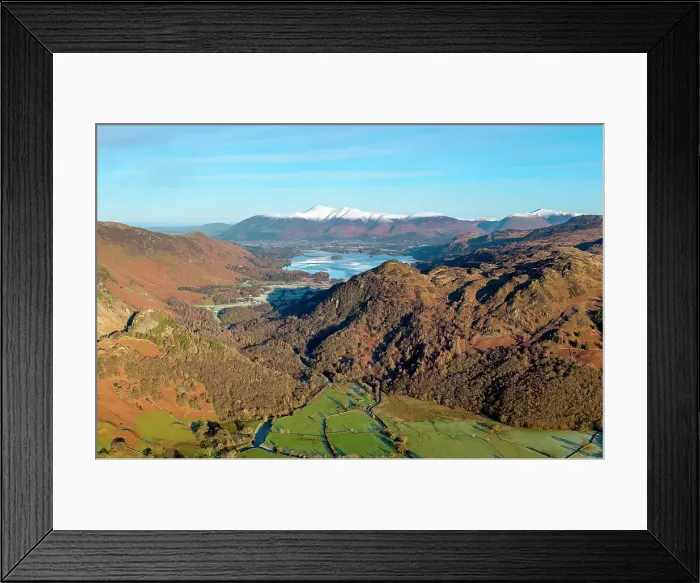 Framed Print : Keswick and Derwent Water, Lake District National Park, Cumbria, England Framed Print : Keswick and Derwent Water, Lake District National Park, Cumbria, England