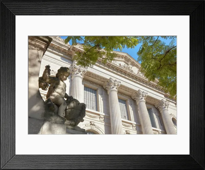 Framed Print : A detail over the main facade of the Museo Nacional de Arte Decorativo (National Museum of Decorative Arts) - Errazuriz Alvear Palace in Palermo, Buenos Aires, Argentina Framed Print : A detail over the main facade of the Museo Nacional de Arte Decorativo (National Museum of Decorative Arts) - Errazuriz Alvear Palace in Palermo, Buenos Aires, Argentina