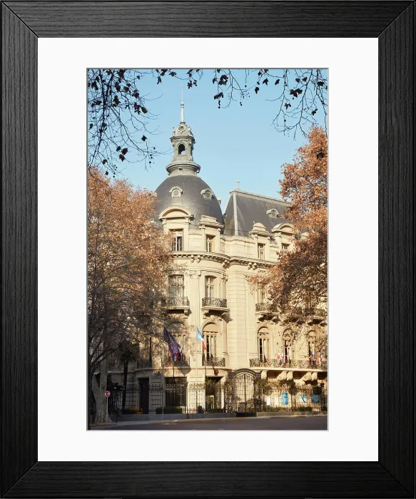 Framed Print : The Ortiz Basualdo Palace, seat of the French Embassy, Recoleta, Buenos Aires, Argentina