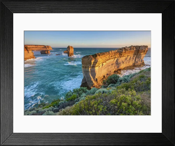 Framed Print : Australia, Victoria, Port Campbell National Park, Razorback Framed Print : Australia, Victoria, Port Campbell National Park, Razorback