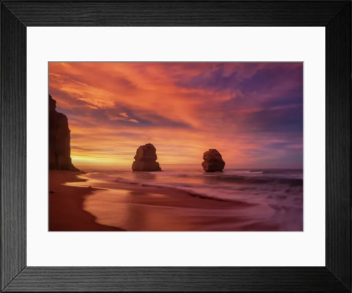 Framed Print : Australia, Victoria, Port Campbell National Park, Gibson Steps Beach Framed Print : Australia, Victoria, Port Campbell National Park, Gibson Steps Beach