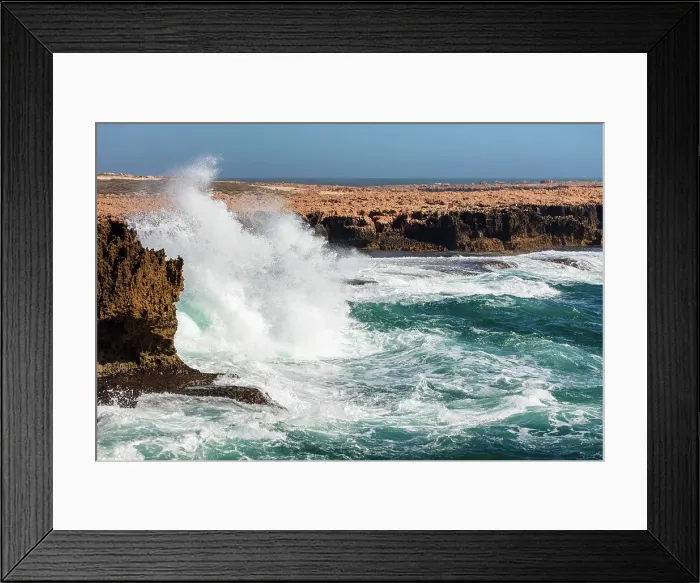 Framed Print : Australia, Western Australia, Point Quobba Framed Print : Australia, Western Australia, Point Quobba