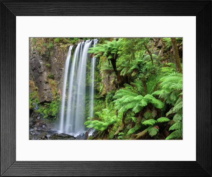 Framed Print : Australia, Victoria, Great Otway National Park, Hopetoun Falls Framed Print : Australia, Victoria, Great Otway National Park, Hopetoun Falls