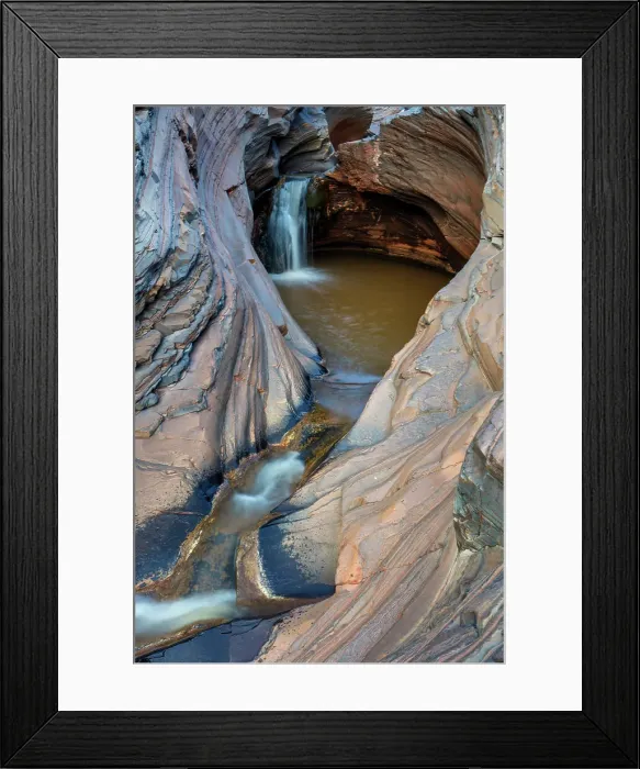 Framed Print : Australia, Western Australia, Karijini National Park, Hamersley Gorge, Spa Pool Framed Print : Australia, Western Australia, Karijini National Park, Hamersley Gorge, Spa Pool