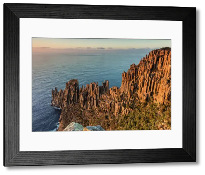 Framed Print : Australia, Tasmania, Tasman peninsula, Cape Raoul Framed Print : Australia, Tasmania, Tasman peninsula, Cape Raoul